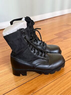 Rothco Black Women's Combat Lace-Up Boots